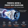 thumbnail image 5 of "1320LBS Electric Hoist, 1150W 110V Steel Wire Winch Crane w/Wireless Remote, 40ft Lift Height, Pure Copper Motor for Garage Warehouse Factory - Heavy Duty Lifting", 5 of 11