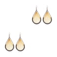 thumbnail image 2 of Minnieouse 2 uds pendientes de gota de agua cadena colgante moderno Simple grande oreja larga alambre gancho pendiente joyería encanto mujeres Amarillo 2piezas, 2 of 6