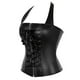 thumbnail image 4 of Body moldeador para mujer con cremallera y cuello colgante, corsé moldeador gótico, ropa moldeadora para mujer, 4 of 6