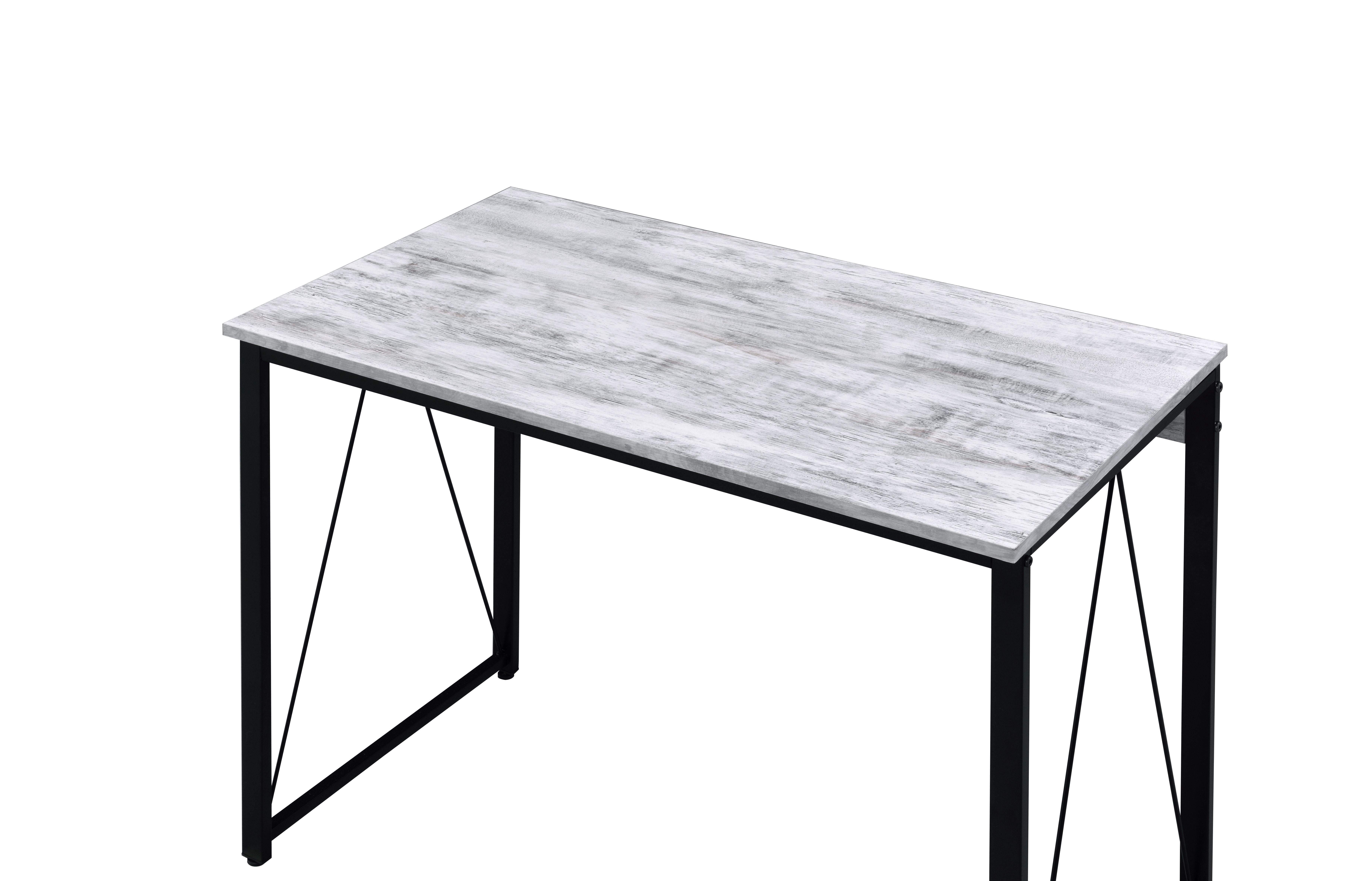 Writing Desk, White& Black Finish