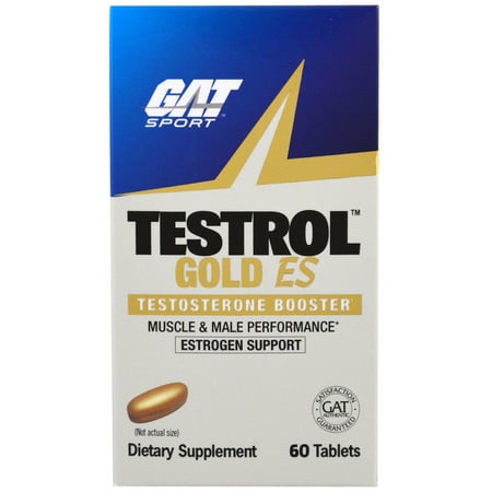 GAT  Testrol Gold ES  Testosterone Booster  60 (Best Supplement For Testosterone Replacement)