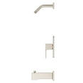 thumbnail image 6 of Pfister R89-8Pfm Pfirst Modern Tub And Shower Trim Package - Nickel, 6 of 7