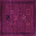 thumbnail image 1 of Ahgly Company Indoor Square Persian Purple Traditional Area Rugs, 7' Square, 1 of 4
