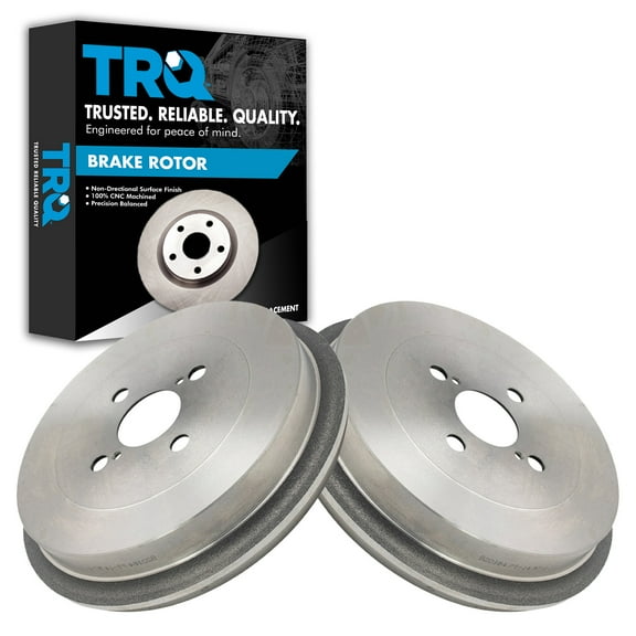 TRQ Front Brake Rotors Set Vented Fits Select 2017-2020 Hyundai Ioniq 2017-2019 Kia Niro