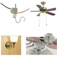 Ceiling Fan Light Switch 3 Way 3Wire Replacement Pull Chain Switch