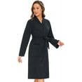 thumbnail image 4 of JIMTAB Kimono Women's Bathrobe Terry Cloth Robe Knee Length Towel Bathrobe V-neck Multi-color Options, 4 of 6