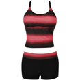 thumbnail image 4 of DEELLEEO Aubaines à Moins de 10,00 Maillots de Bain pour Femmes Deux Pièces Femmes Été Imprimé à Bretelles Croisées dans le Dos Tankini Ensemble Deux Pièces Maillots de Bain Robe de Bain, 4 of 6