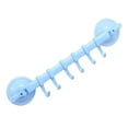 thumbnail image 3 of Ruiboury Home Bathroom Suction Cup Towel Bar Removeable Shower Rod 6 Hooks Hanger Towel Bar Suction Towel Rack, 3 of 9