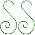 thumbnail image 2 of Metal Hanger 200pcs Christmas Ornaments Hooks Christmas Tree Hanger for Christmas Tree Decoration (Green) Bulb Hooks, 2 of 3