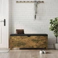 thumbnail image 3 of vidaXL Storage Box with Cushion Bench Organizer Living Room Hallway Entryway, 3 of 6