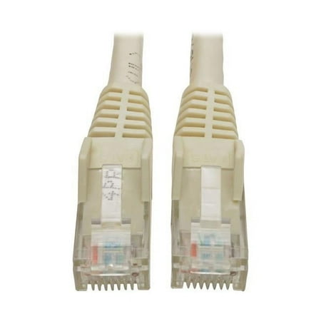 UPC: 0037332204851 | Tripp Lite Cat6 GbE Gigabit Ethernet Snagless Molded Patch Cable UTP White RJ45