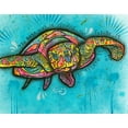 thumbnail image 2 of Dean Russo Collection 24x20 Black Ornate Wood Framed with Double Matting Museum Art Print Titled -  Turtle, 2 of 4