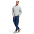 thumbnail image 3 of Suéter IZOD Essentials Premium para Hombre con Cierre Cuarto Gris Claro Talle S, 3 of 6