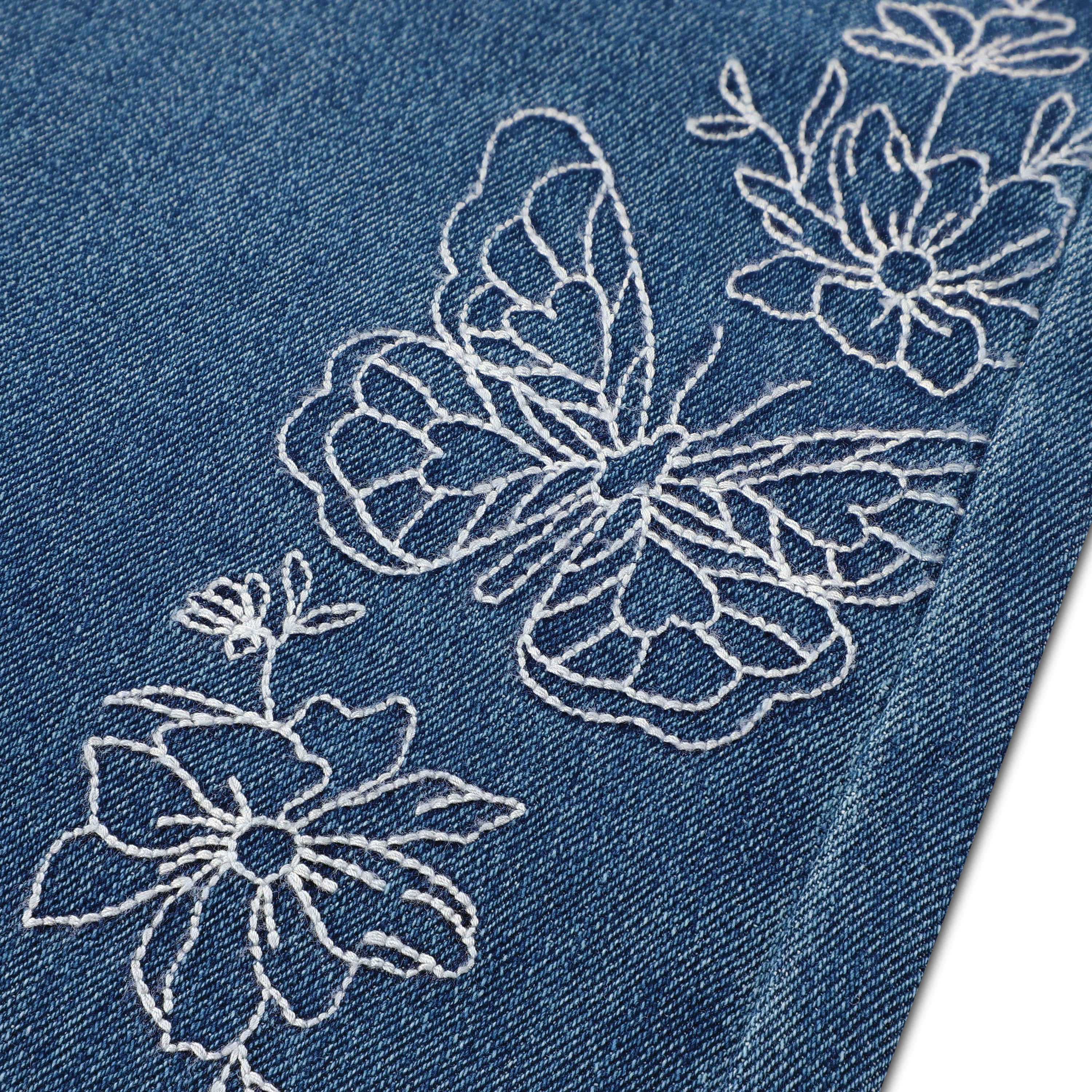 Levi Strauss Signature Girls Butterfly Embroidered Flare Jean, Size 5-18