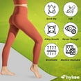 thumbnail image 4 of Buttery Soft Leggings for Women - Yoga Pants - Black Leggings Women - Workout - High Waisted Tummy Control Leggings for Women, 4 of 5