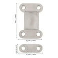 thumbnail image 2 of Worgeous Accessories Door Frame Hinges Home Mushroom Silver, 2 of 8
