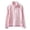 #01-Pink, variant on Girls Zip Up Workout Jacket Lightweight Athletic Horse Riding Jackets Cropped Gym Yoga Track Shirts with Thumb Holes