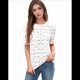 thumbnail image 2 of Blusa de Verano para Mujer, con Ojales, Encaje de Crochet, Bordada, Corta, Abullonada, , Talla S, 2 of 10