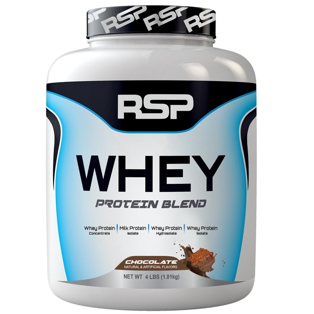 RSP Nutrition Whey Protein Blend Powder, Chocolate, 4 Lb ... RSP Nutrition Whey Protein Blend Powder, Chocolate, 4 Lb ...