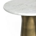 thumbnail image 4 of Simpli Home Nicollette Modern Contemporary 12 inch Wide Metal Side Table in Antique Brass, 4 of 15