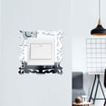 thumbnail image 2 of Espejo superficie interruptor de luz pegatinas de plata decoración clara plástico autoadhesivo calcomanía de la pared para la decoración del porche de la tienda 6 piezas tholdsy HA012184-00, 2 of 7
