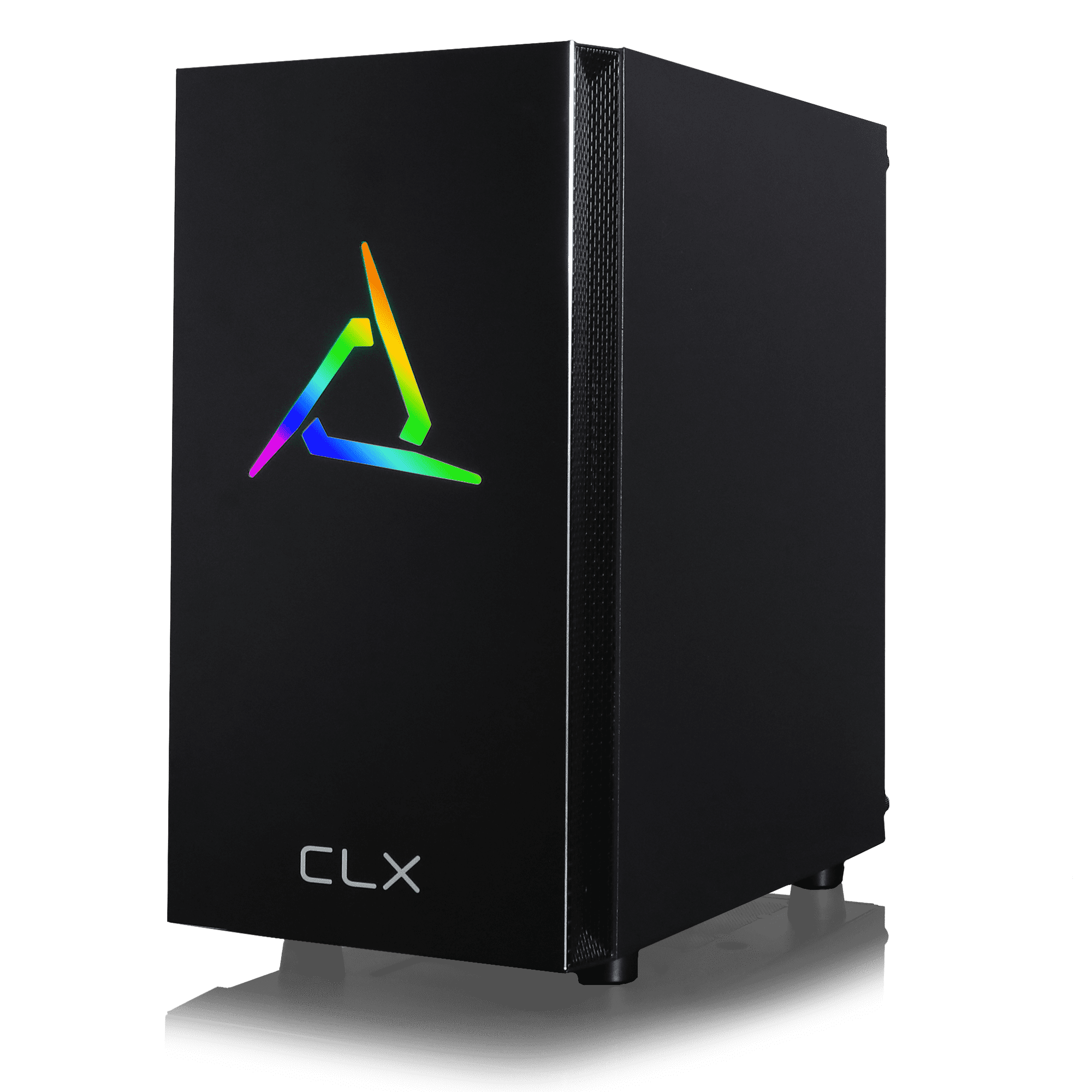 CLX SET Gaming PC - Intel Core i3 9100F 3.6GHz 4-Core, 8GB DDR4 2666,  GeForce GTX 1650 4GB, 480GB SSD, Black Mini-Tower RGB, Windows 10 Home