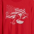 thumbnail image 2 of Instant Message - Eagle Flag   - Men's Long Sleeve T-Shirt, 2 of 5