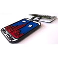 thumbnail image 3 of Fifth Avenue 3-D New York Luggage Tag, Red Skyline, 3 of 5