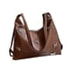 thumbnail image 1 of Bolso de hombro para mujer, cartera, bolso de mano de gran capacidad, bolso de moda para vacaciones Marrón, 1 of 9