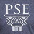 thumbnail image 3 of CafePress - Pi Sigma Epsilon White Logo T Shirt - Mens Tri-blend T-Shirt, 3 of 4