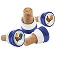 thumbnail image 5 of WIRESTER 4pcs Set Chickens Ceramic Cork Wine Bottle Stopper Wine Corks Crafts, 5 of 7