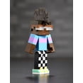 thumbnail image 4 of Minecraft Toys, Action Figures and Accessories, Creator Series Checkered Slacks, 4 of 6