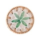 thumbnail image 4 of Posavasos de ratán hecho a mano, portavasos de té, tapete decorativo bohemio, mantel individual para manualidades Verde, 4 of 9