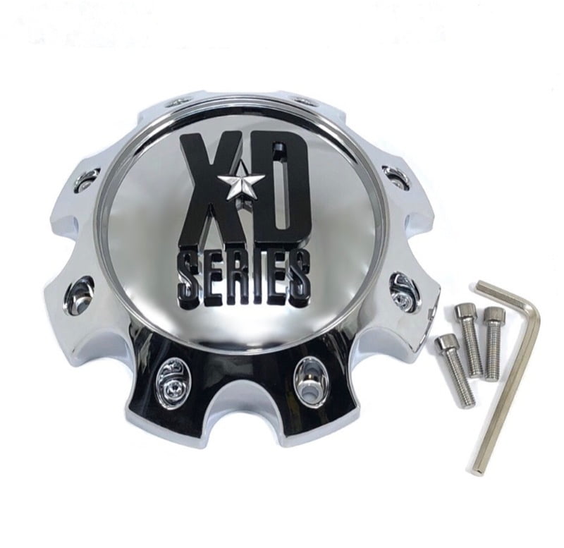 KMC XD Chrome Wheel Center Hub Cap 8 Lug XD797 Spy