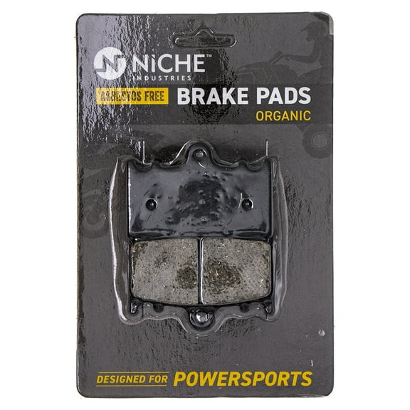 Niche Rear Brake Pad Set for Suzuki Intruder 1500 Organic Motorcycle 519-KPA2531D