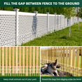 thumbnail image 3 of Cerca barrera para animales AVELOTUUG de 13 cm de alto y 13 m de largo, resistente al óxido, 3 of 7