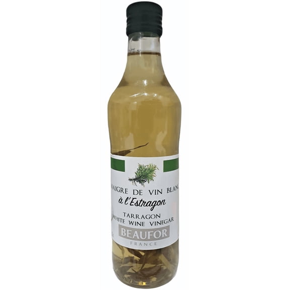 Beaufor White Wine Vinegar, Tarragon, 16.75 oz