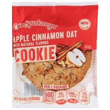Otis Spunkmeyer Apple Cinnamon Oat Cookie, 4oz, Case of 24