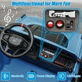 thumbnail image 4 of 24V 2 Seater Ride on Electric Car for Kid, Licensed Ford Bronco Ride on Toy for Big Kid, Toddler Truck Car with FM Radio, Bluetooth LED Light, Gift for Boys Girls 3-8 Years, Blue, 4 of 8