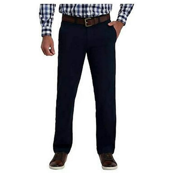 Haggar Men’s Travel Pant, Navy