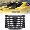 thumbnail image 2 of CUMART 2010-2015 Rear Window Louvers Windshield Sun Shade Cover Lambo Style Matte Black Compatible with Chevy Camaro 2010 2011 2012 2013 2014 2015, 2 of 3