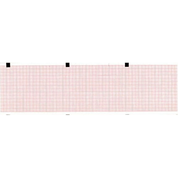 ECG Paper 80MM X 90MM X 360Sheet (Works for HELLIGE Contrast, MAC 400, MAC 600, 2030887-001) (10)