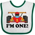 thumbnail image 3 of Inktastic Race Car 1st Birthday Boys Baby Bib, 3 of 4