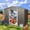 Gray, variant on 8FT x 6FT Outdoor Metal Storage Shed with Metal Foundation, Weather Resistant Tool Storage for Backyard Patio Garden