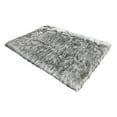 thumbnail image 5 of Soho Luxurious Faux Sheepskin White with Black Tips Shag Area Rug or Runner, 5 of 5
