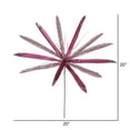 thumbnail image 2 of Vickerman 24" Mauve Velvet Papyrus Artificial Christmas Pick, 3 per Bag, 2 of 3