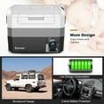 thumbnail image 4 of Costway 58 Quart Portable Electric Car Cooler Refrigerator Compressor Freezer for RVs Camping, 4 of 12