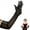Clear Black, variant on Scheam 1920s Opera Costume Gloves,1 Pair Long Satin Stretchy Gloves,21.6" Length Elbow Gloves for Women,for Wedding Birthday Prom Cosplay Bridal Party - Clear White