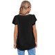 thumbnail image 4 of Blusa de verano transpirable con manga corta y cuello en V para mujer para citas diarias de compras Negro XL, 4 of 6