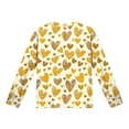 thumbnail image 7 of Cowsor Big Kids Boys Girls Valentine Day Long Sleeve Top Pants Set With Pockets Cute Casual Holiday Outfit For 5-14 Years Old, 7 of 7